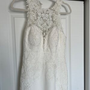 NWT White Wedding Dress (see video) - Size 12 unaltered